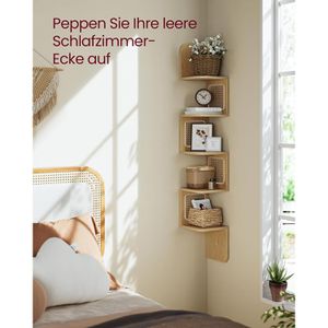 Produktbild für Wandregal Vasagle LLS582Y57, eiche