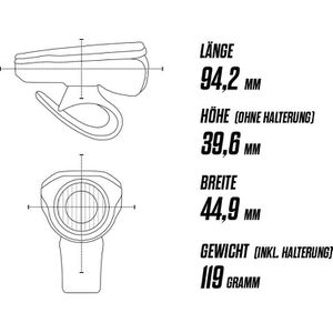 Produktbild für Fahrradlicht Sigma Aura 80 USB + Blaze