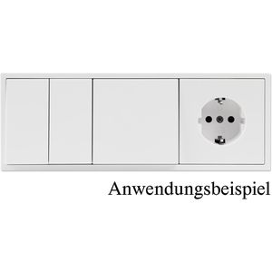 Produktbild für Lichtschalter McPower Shallow, weiß