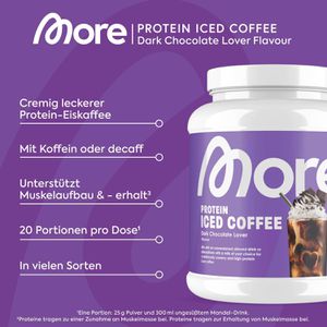 Produktbild für Proteinpulver More Protein Iced Coffee, 500g