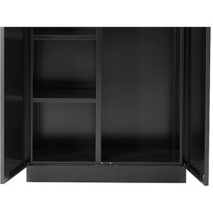 Produktbild für Mehrzweckschrank G-Office UNC.19/N, abschließbar, schwarz