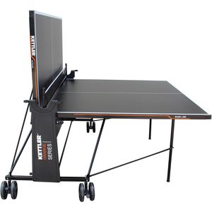Produktbild für Tischtennisplatte KETTLER Basic 4 mm Platte, mit Netz, Outdoor