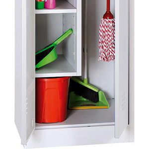 Produktbild für Mehrzweckschrank G-Office CLC/HD.1880, abschließbar, lichtgrau