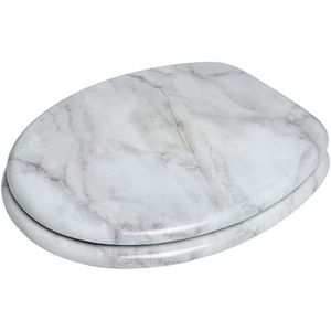 Produktbild für WC-Sitz Sanilo Marmor A961745, oval, aus Holz