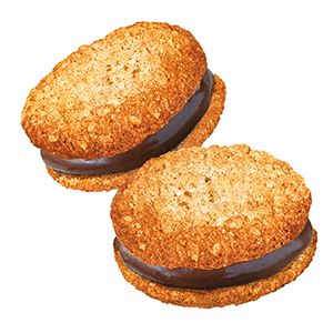 Produktbild für Kekse Violanta Hafer Cookies Doppelkekse