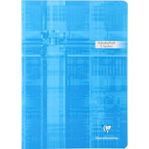Produktbild für Vokabelheft Clairefontaine 31289C, A4