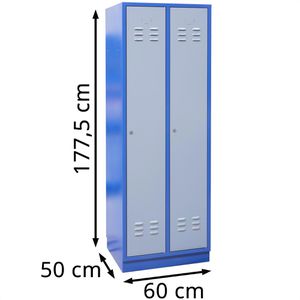 Produktbild für Spind Güde Typ GS 2, 40674, grau
