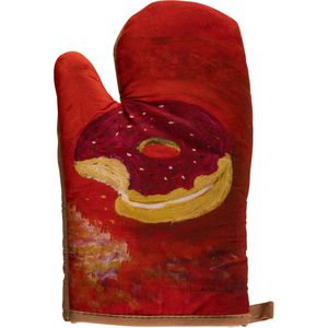 Ofenhandschuh Fackelmann Donut, 11017, rot