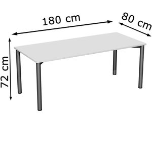 Produktbild für Besprechungstisch Geramöbel S-710126-LA, rechteckig