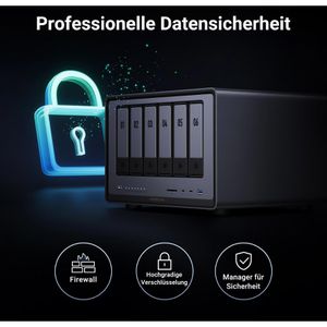 Produktbild für NAS UGREEN NASync DXP6800 Pro, 25899, 2x 10GbE LAN, 6 Bay