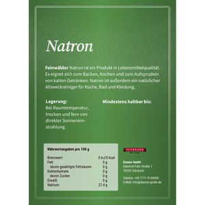 Produktbild für Natron Feinwälder E500ii, Lebensmittelqualität