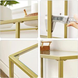 Produktbild für Konsolentisch Vasagle LGT024A01, gold