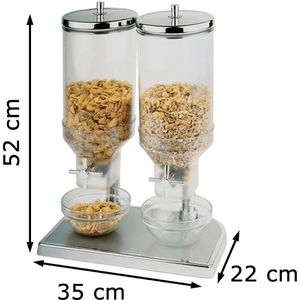 Produktbild für Müslispender APS Fresh &amp; Easy 2-fach