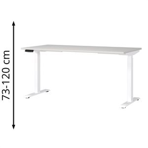 Produktbild für Schreibtisch Germania Mailand, 7908-642, lichtgrau