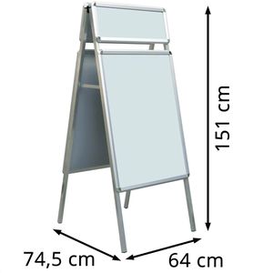Produktbild für Kundenstopper Franken BS1305, DIN A1
