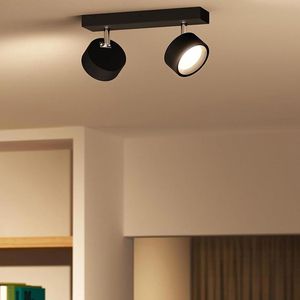 Produktbild für Deckenstrahler Philips Bracia, schwarz mit LED