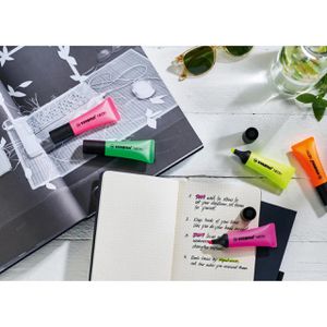 Produktbild für Textmarker Stabilo Neon, 4 Stück