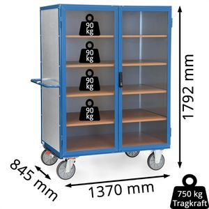 Produktbild für Etagenwagen Fetra Kastenwagen, 5793