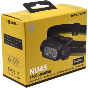 Produktbild für Stirnlampe Nitecore NU45 LED, wiederaufladbar