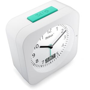 Produktbild für Wecker Mebus 25610, weiß, analog