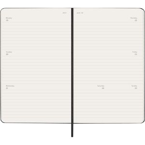 Produktbild für Buchkalender Moleskine 927967, Large, englisch, Jahr 2027