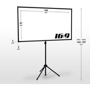 Produktbild für Beamer-Leinwand ESMART X-Type Stativ