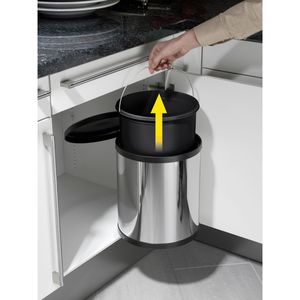 Produktbild für Einbaumülleimer Hailo Compact-Box M, 3555-101