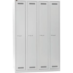 Produktbild für Spind Bisley-Light GL12Q1-245, lichtgrau