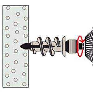 Produktbild für Schrauben-Dübel-Set Fischer 052390, GK S