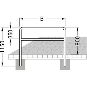 Produktbild für Fahrradständer WSM 9210, Bodenmontage