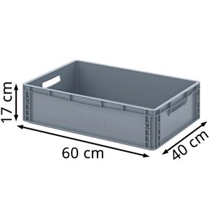 Produktbild für Eurobox AUER EG 64/17, grau, 35 Liter