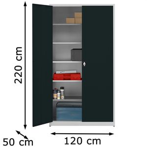 Produktbild für Werkzeugschrank Mauser MKST12/5/22, Metall, grau / anthrazit