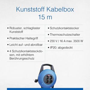 Produktbild für Kabeltrommel as-Schwabe 16095, 15m