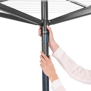Produktbild für Wäschespinne Brabantia Topspinner 290343 anthrazit