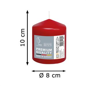 Produktbild für Kerzen Gala Typ 80/100, Stumpenkerze