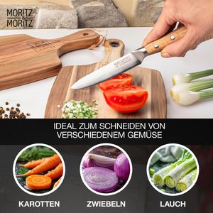 Produktbild für Kochmesser Moritz&amp;Moritz Allzweckmesser 5776, Akazienholzgriff