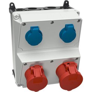 CEE-Stromverteiler Mennekes 920025, Wandverteiler, für außen