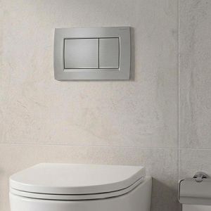 Produktbild für Betätigungsplatte Geberit Twinline30, aus Kunststoff, für WC