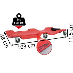 Produktbild für Werkstatt-Rollbrett KS-Tools 500.8090, bis 120kg
