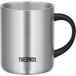 Produktbild für Thermobecher Thermos Longlife Cup steel mat mit Henkel, silber