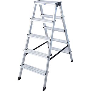 Stehleiter Krause Monto Dopplo, 120342, beidseitig begehbar