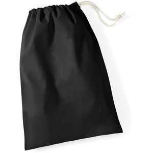 Stoffbeutel Westford-Mill W115 Cotton Stuff Bag S, black