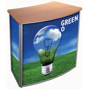 Produktbild für Messetheke Update-Displays Konvex, faltbar