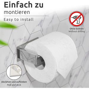 Produktbild für Toilettenpapierhalter ECENCE eckig