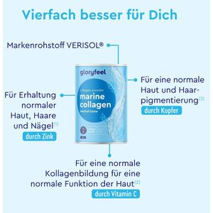 Produktbild für Kollagen gloryfeel Hydrolysat Marine, Peptide Typ 1