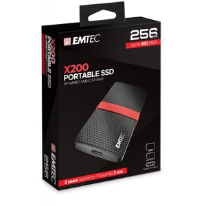 Produktbild für Festplatte Emtec X200 Portable SSD Power Plus