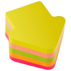 Haftnotizen D.RECT Super Sticky Notes Pfeil, 110513 , neon
