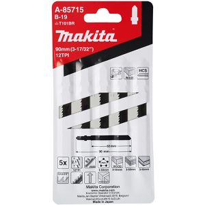 Produktbild für Stichsägeblätter Makita A-85715, B-19