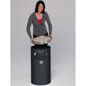 Produktbild für Aschenbecher VAR H70K, 3052, anthrazit, für Outdoor