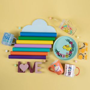 Produktbild für Vinylfolie LOKLiK Permanent Adhesive, helllila